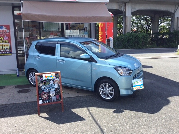 福岡市東区A様　ミライースご納車　｜福岡市・糟屋郡カーリース専門店ならフラット７城南・西新・久山