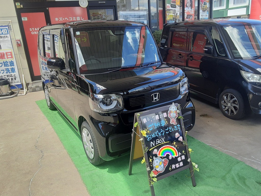 福岡市博多区　法人M様　N-BOXご納車｜福岡市・糟屋郡カーリース専門店ならフラット７城南・西新・久山