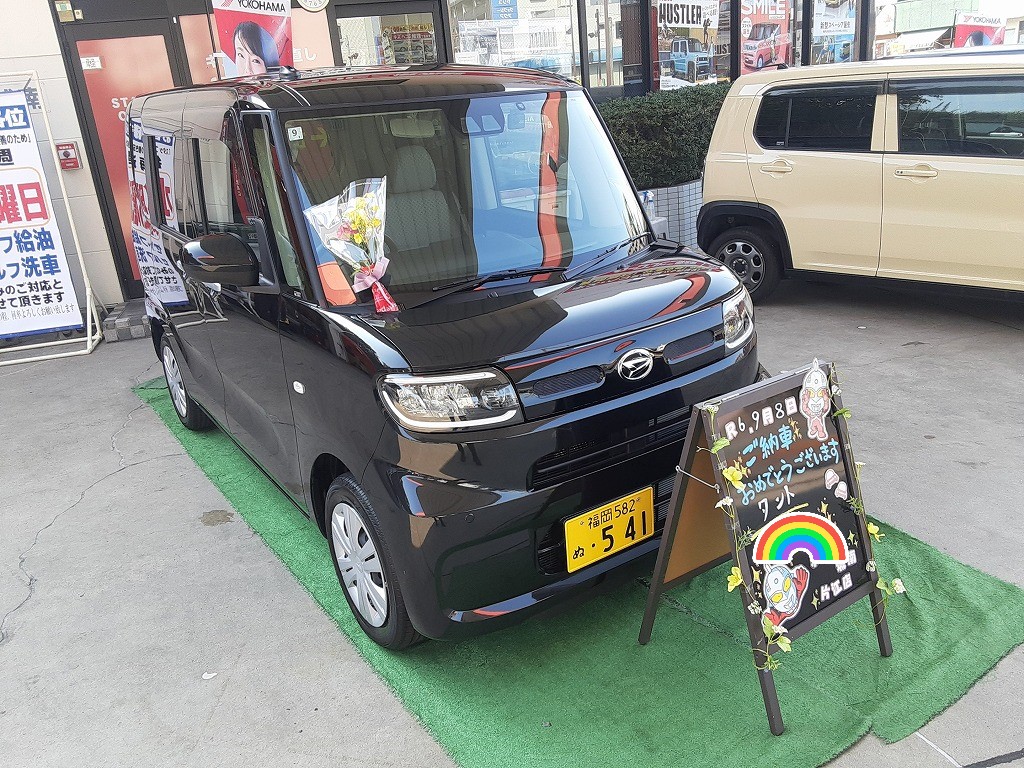 福岡市南区T様　タントご納車のイメージ画像｜福岡市・糟屋郡カーリース専門店ならフラット７城南・西新・久山