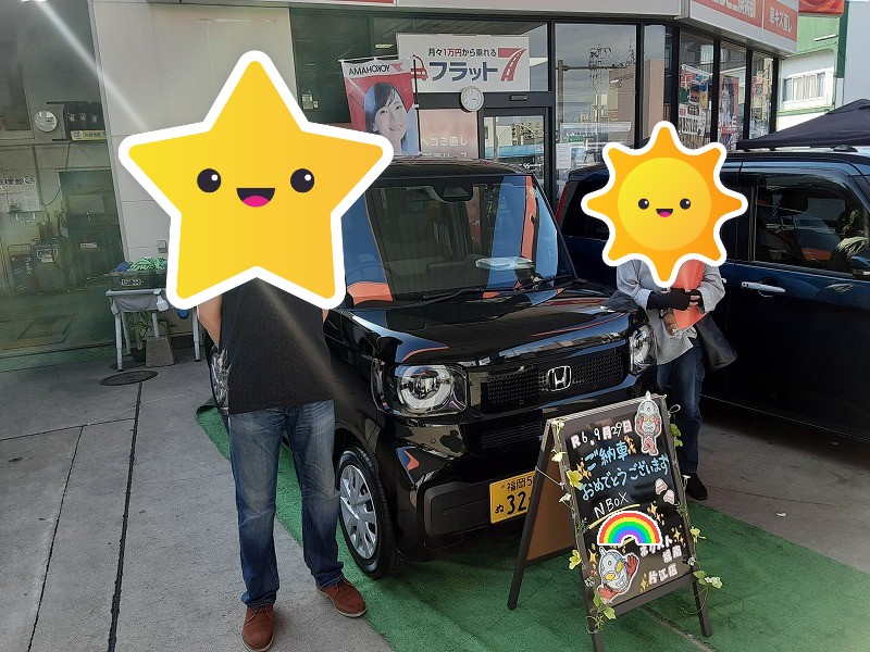 福岡市城南区K様　N-BOXご納車のイメージ画像｜福岡市・糟屋郡カーリース専門店ならフラット７城南・西新・久山