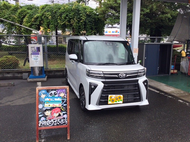宗像市Y様　タントカスタムご納車｜福岡市・糟屋郡カーリース専門店ならフラット７城南・西新・久山