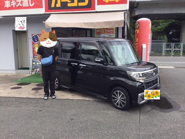福岡市東区Y様　タントカスタムご納車のイメージ画像｜福岡市・糟屋郡カーリース専門店ならフラット７城南・西新・久山