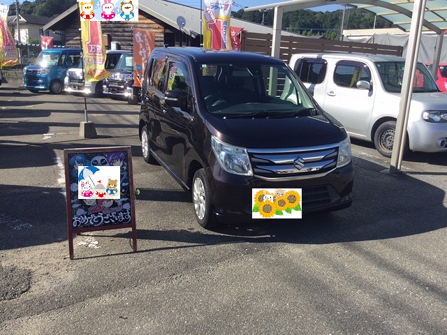 福岡市東区S様　ワゴンRご納車｜福岡市・糟屋郡カーリース専門店ならフラット７城南・西新・久山
