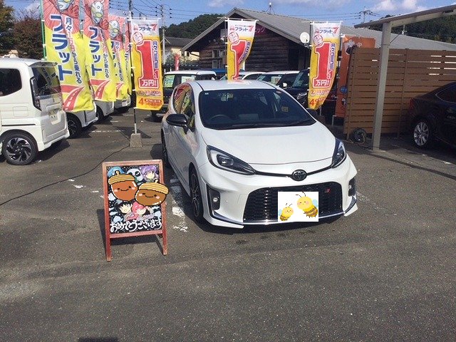 小郡市O様　アクアご納車のイメージ画像｜福岡市・糟屋郡カーリース専門店ならフラット７城南・西新・久山