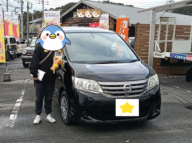 糟屋郡Y様　セレナご納車｜福岡市・糟屋郡カーリース専門店ならフラット７城南・西新・久山