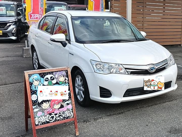糟屋郡K様　カローラアクシオご納車のイメージ画像｜福岡市・糟屋郡カーリース専門店ならフラット７城南・西新・久山