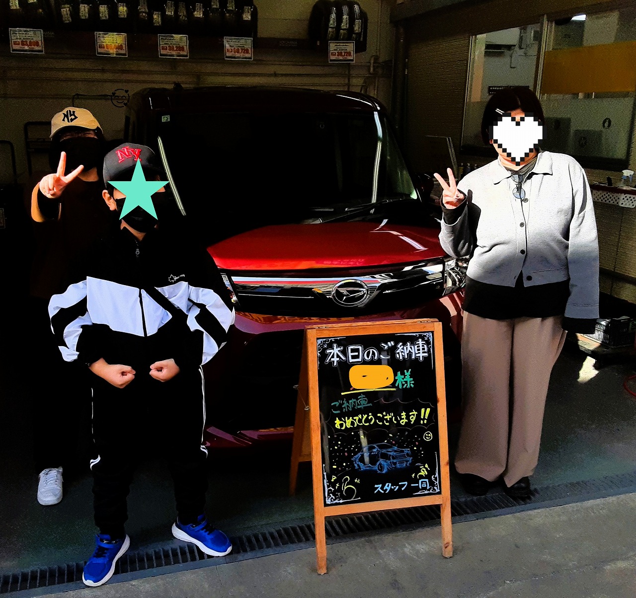 福岡市早良区U様　トールご納車｜福岡市・糟屋郡カーリース専門店ならフラット７城南・西新・久山