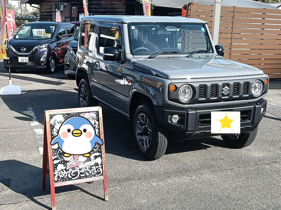 福岡市東区　N様ジムニーご納車のイメージ画像｜福岡市・糟屋郡カーリース専門店ならフラット７城南・西新・久山